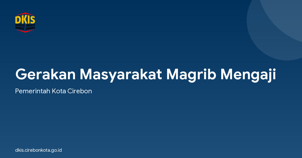 Gerakan Masyarakat Magrib Mengaji