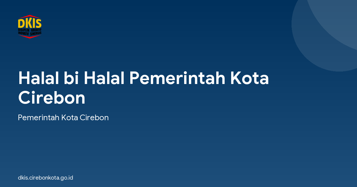 Halal bi Halal Pemerintah Kota Cirebon