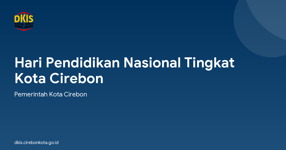 Hari Pendidikan Nasional Tingkat Kota Cirebon