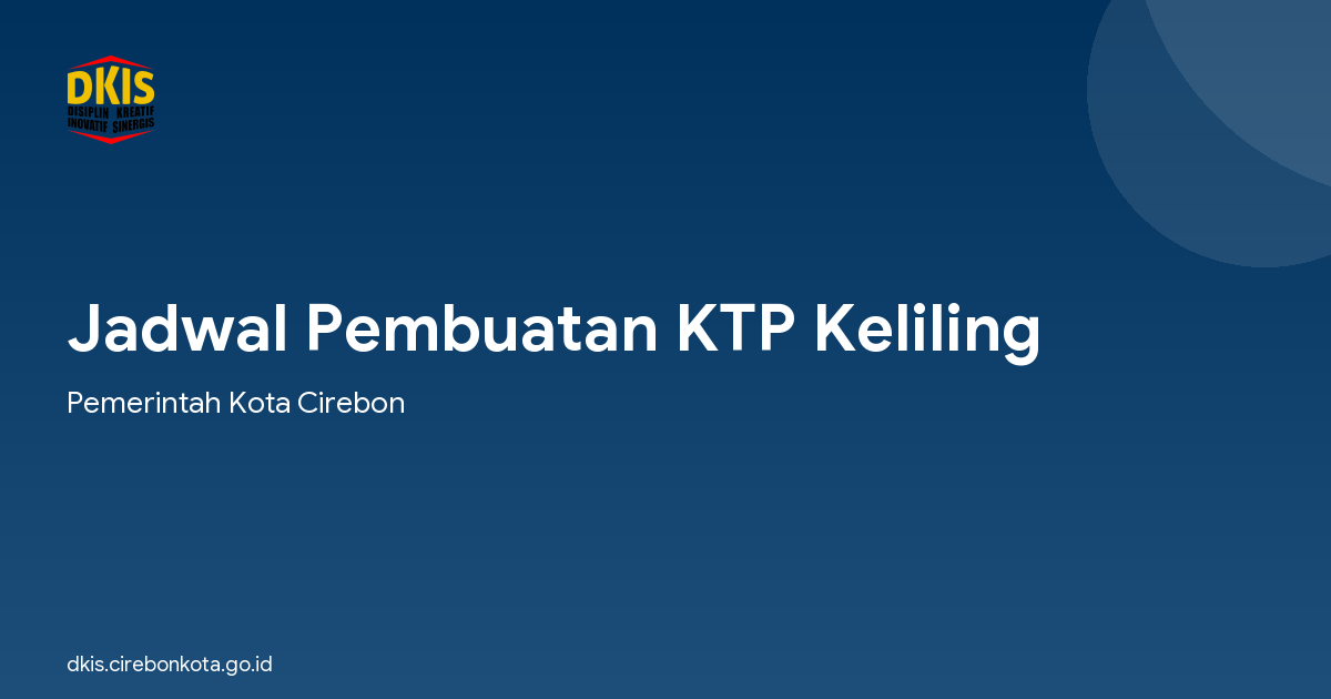 Jadwal Pembuatan KTP Keliling