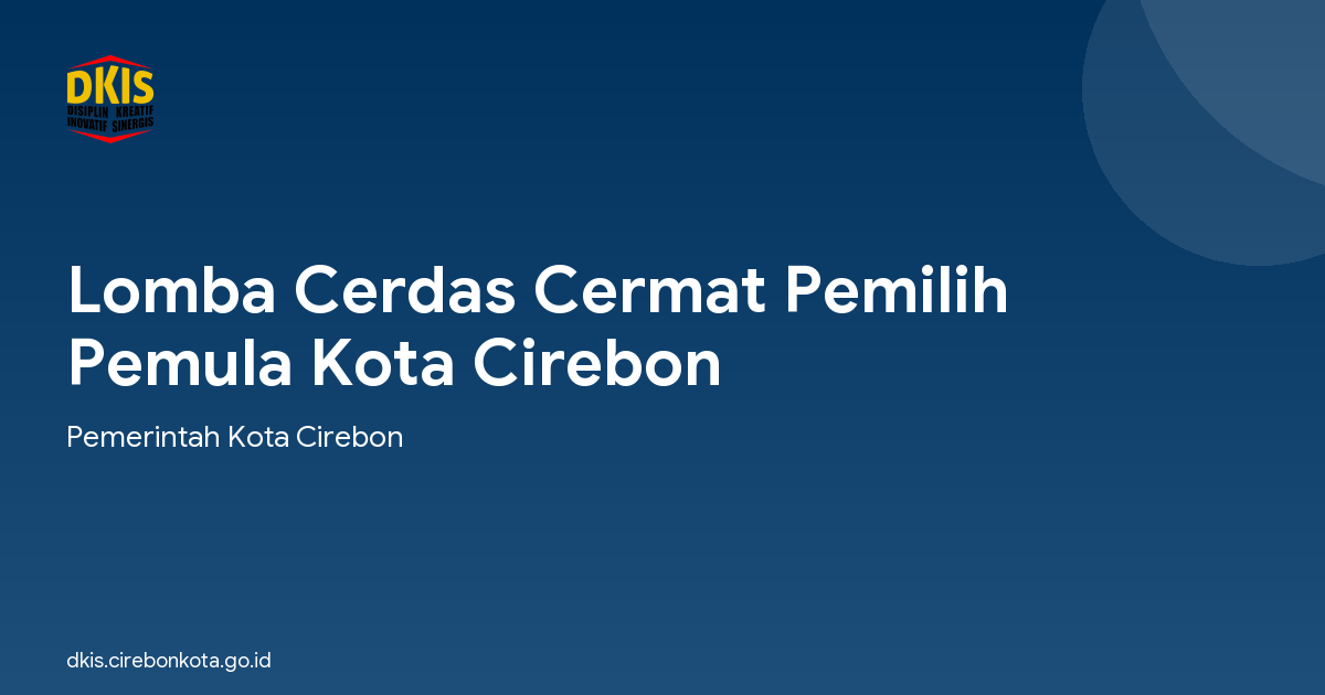 Lomba Cerdas Cermat Pemilih Pemula Kota Cirebon