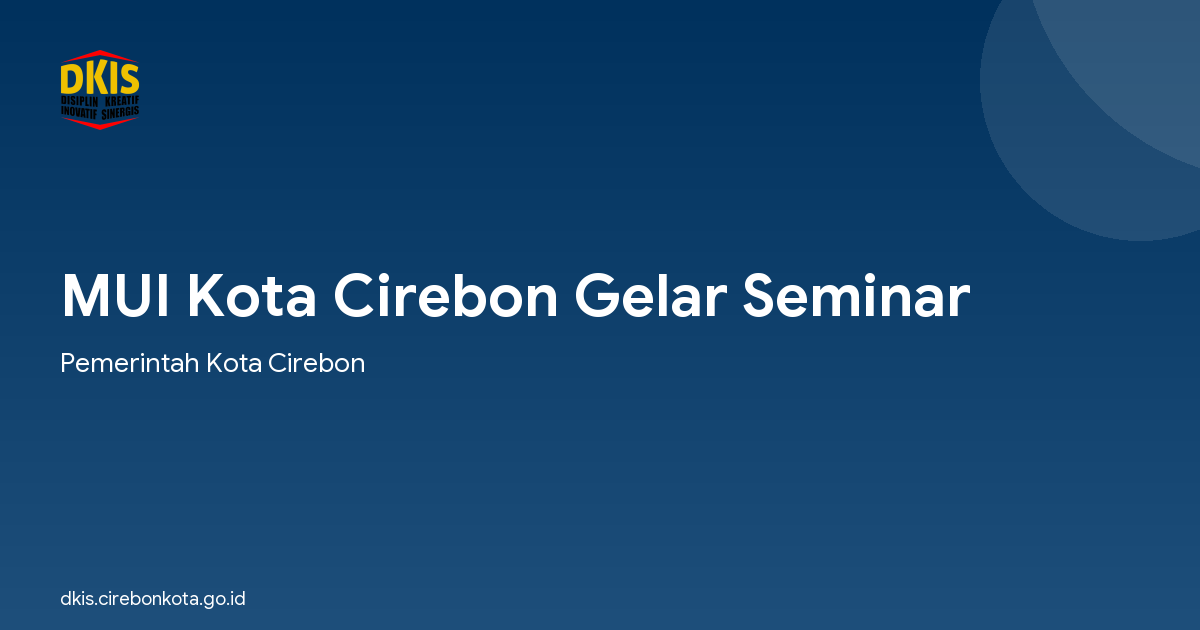 MUI Kota Cirebon Gelar Seminar