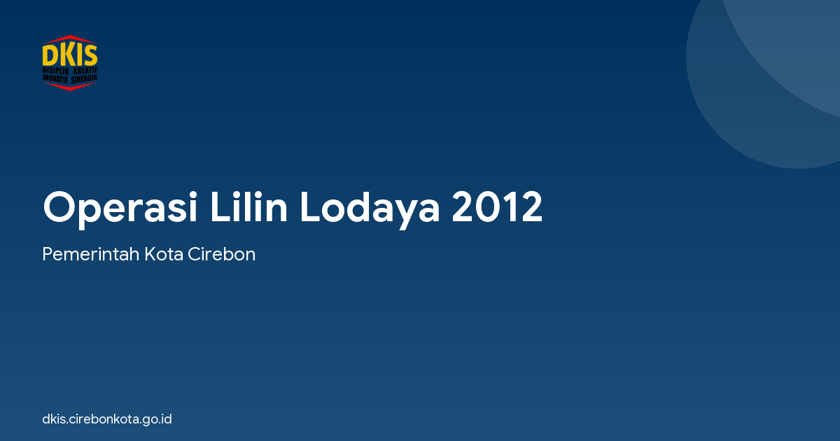 Operasi Lilin Lodaya 2012