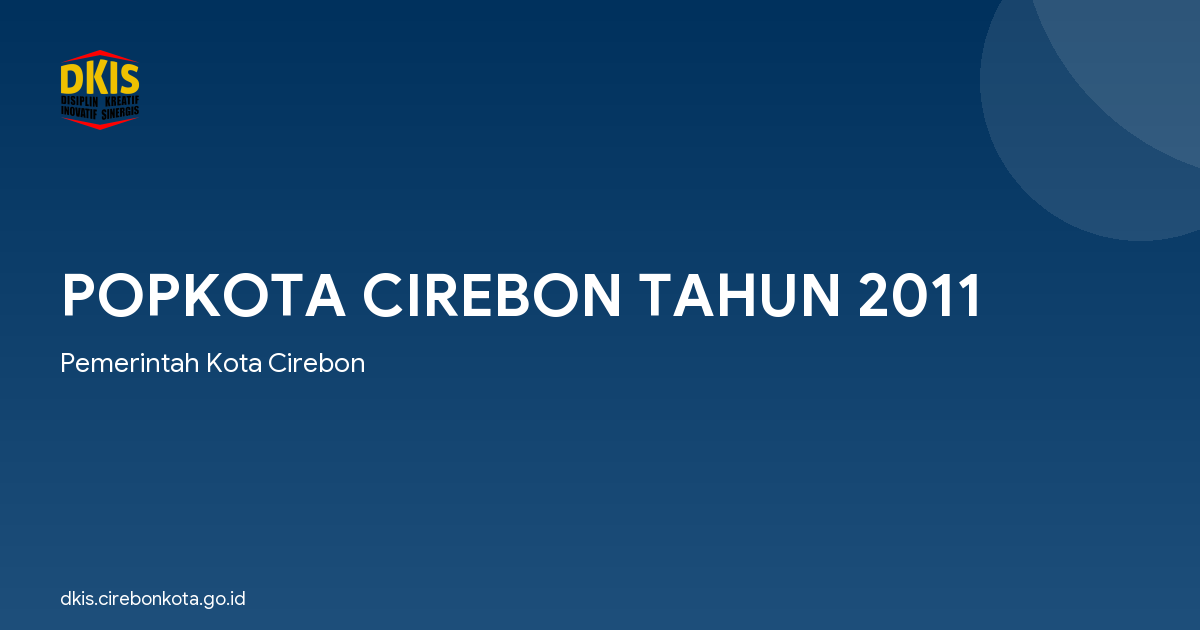 POPKOTA CIREBON TAHUN 2011