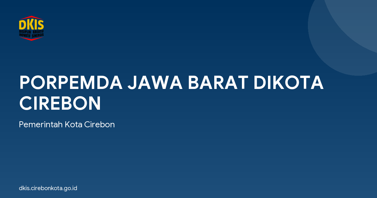 PORPEMDA JAWA BARAT DIKOTA CIREBON