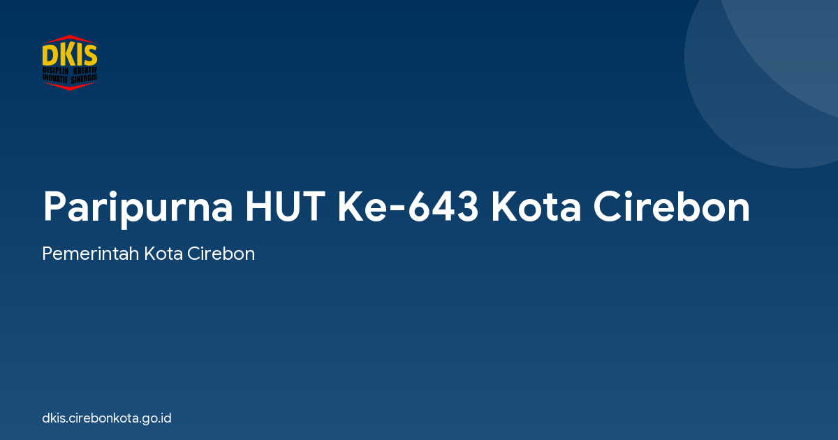 Paripurna HUT Ke-643 Kota Cirebon
