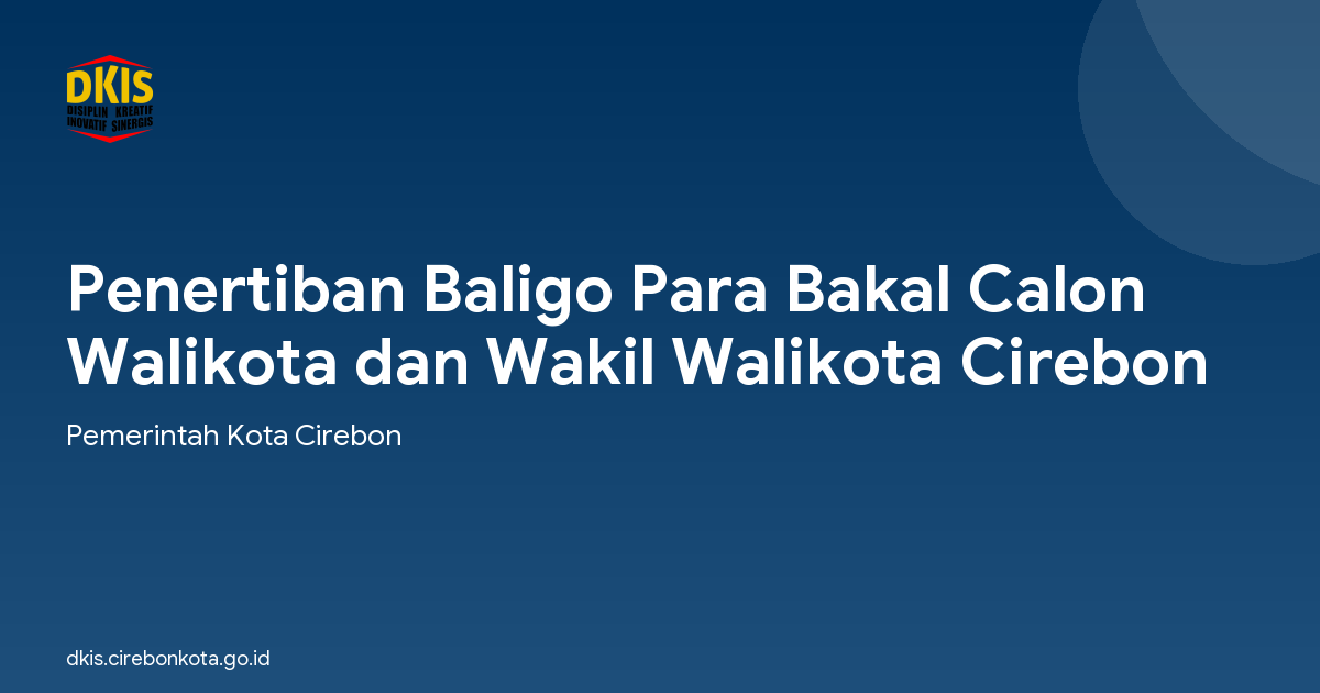 Penertiban Baligo Para Bakal Calon Walikota dan Wakil Walikota Cirebon