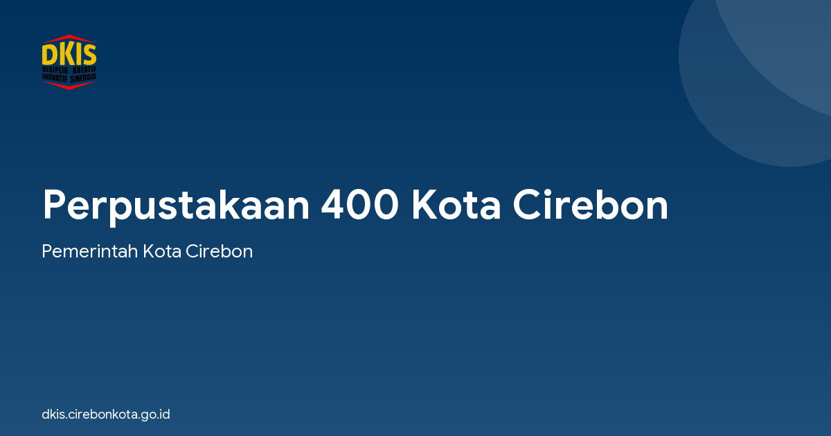 Perpustakaan 400 Kota Cirebon