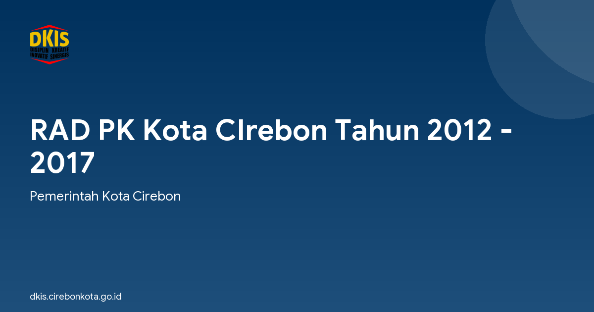 RAD PK Kota CIrebon Tahun 2012 - 2017