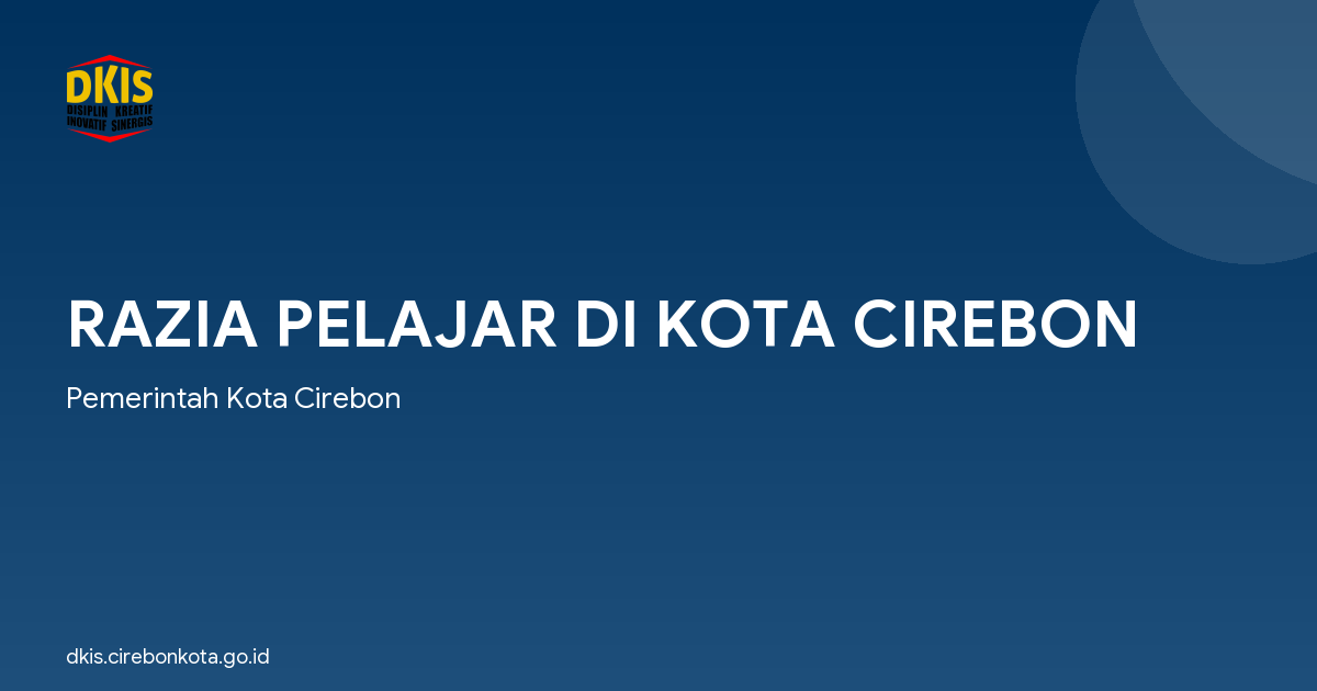 RAZIA PELAJAR DI KOTA CIREBON