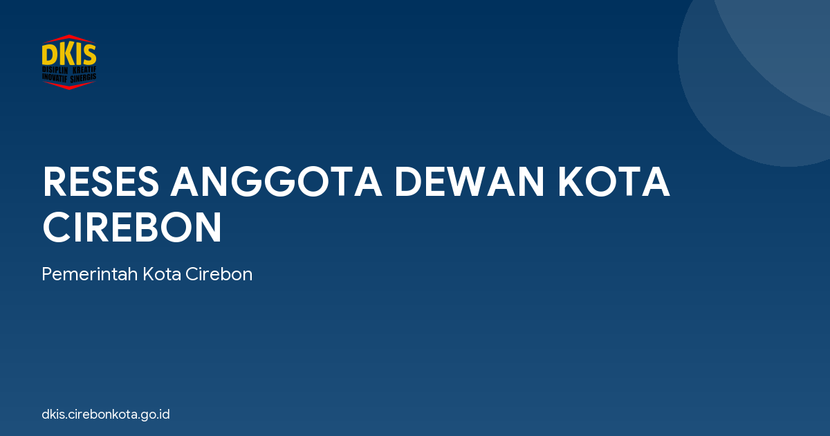RESES ANGGOTA DEWAN KOTA CIREBON