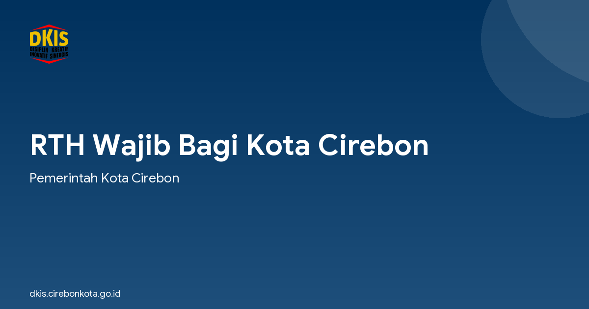 RTH Wajib Bagi Kota Cirebon