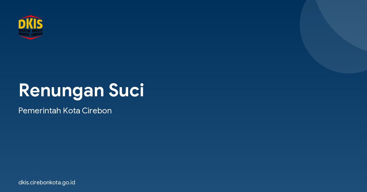 Renungan Suci
