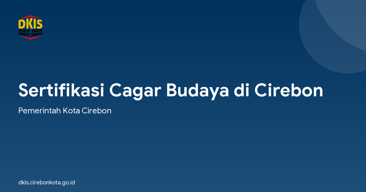 Sertifikasi Cagar Budaya di Cirebon