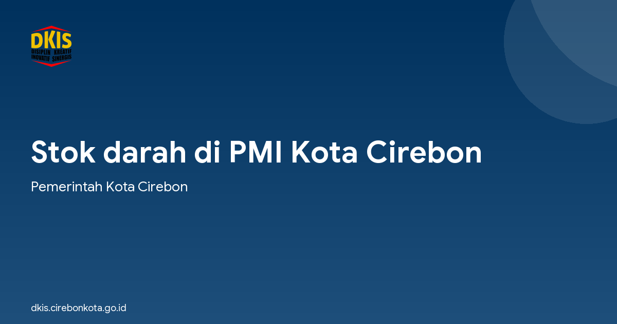 Stok darah di PMI Kota Cirebon