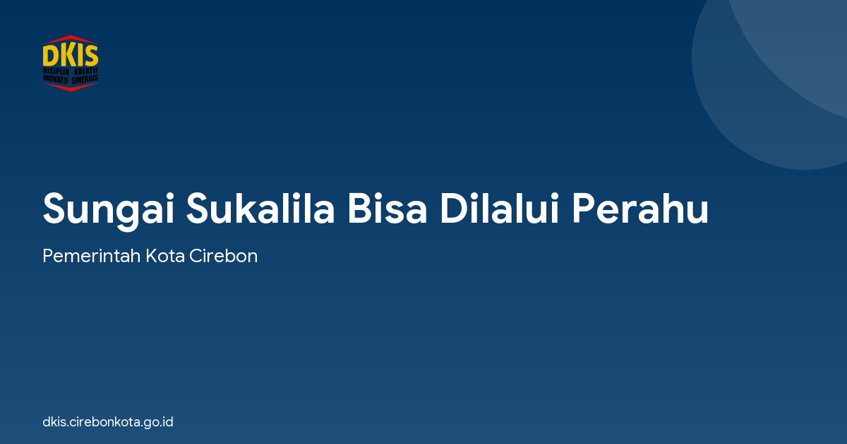 Sungai Sukalila Bisa Dilalui Perahu