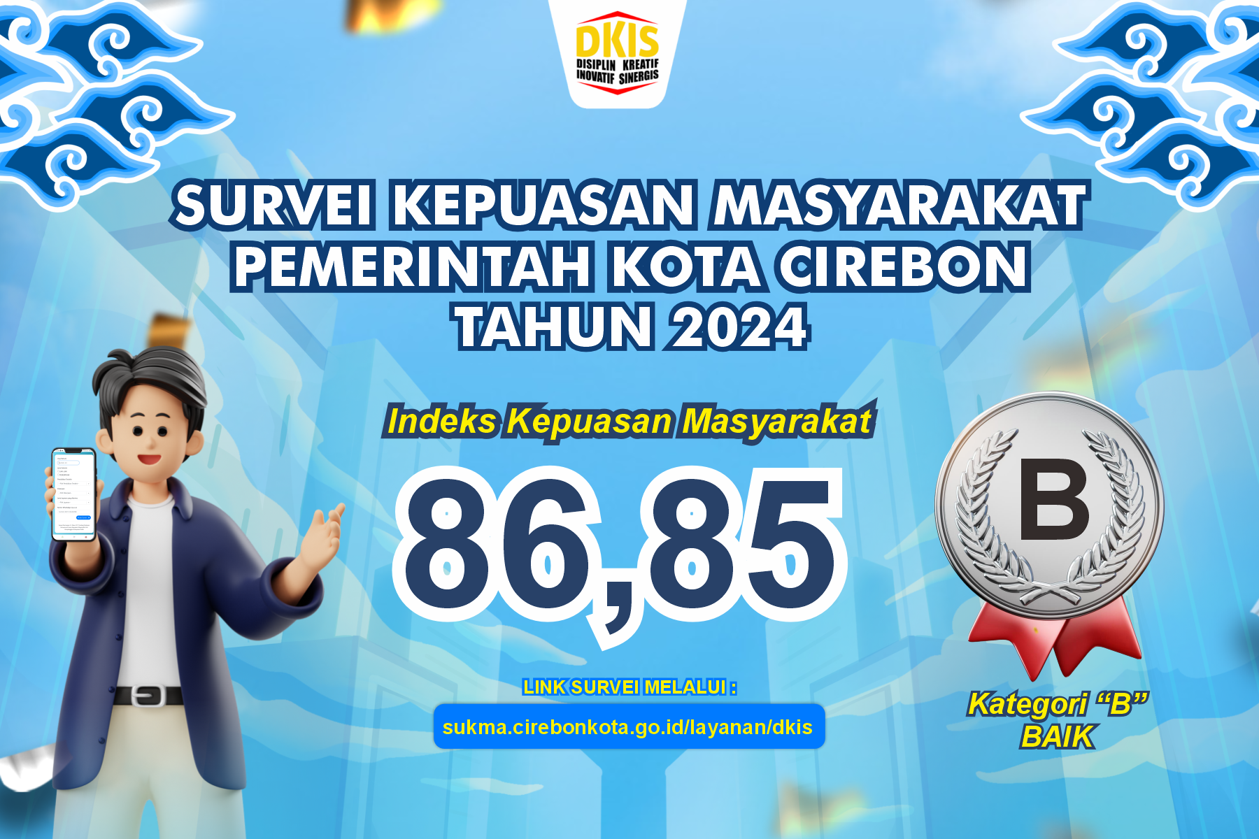 Laporan Survei Kepuasan Masyarakat DKIS Kota Cirebon 2024: Pelayanan Berkualitas, Perbaikan Berkelanjutan