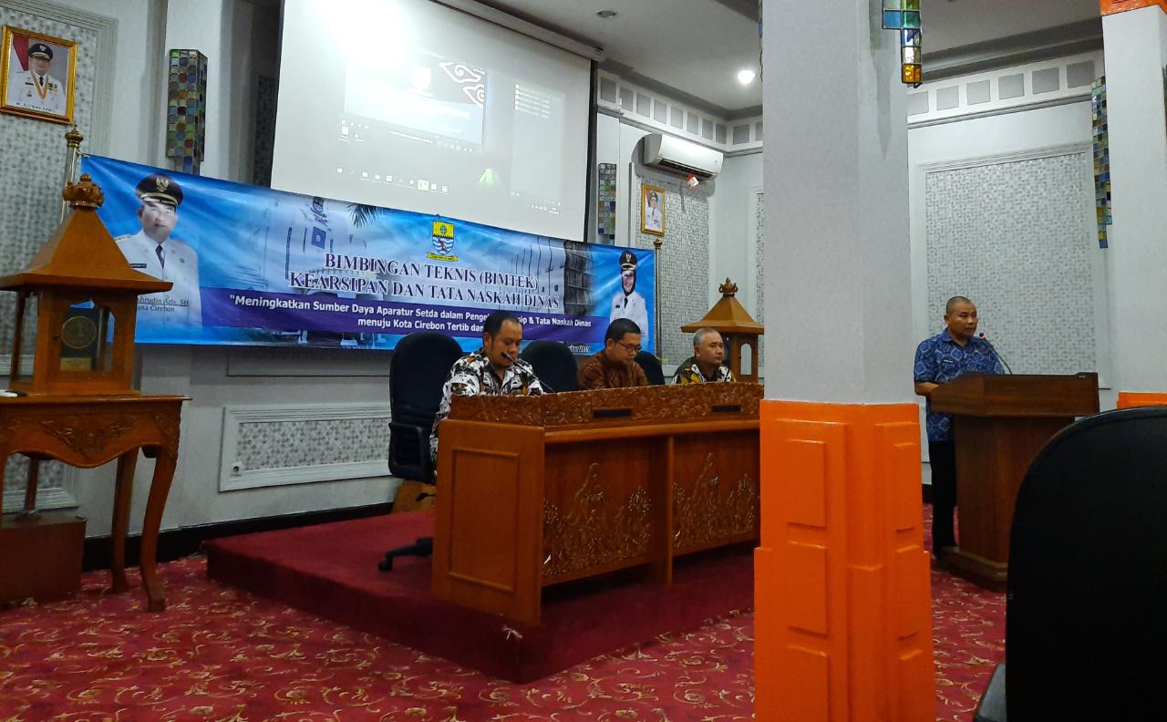 SOSIALISASI TATA NASKAH DINAS DI SEKRETARIAT DAERAH KOTA CIREBON