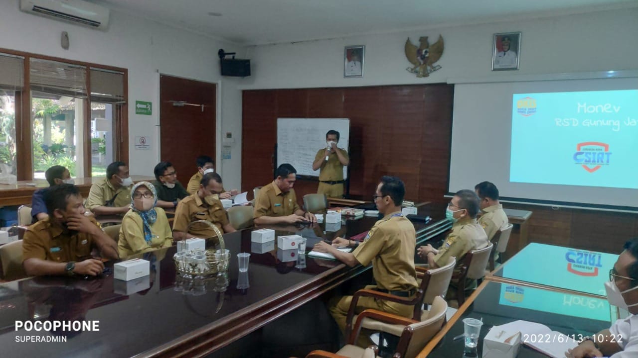 Monitoring dan Evaluasi Pasca Audit Keamanan Informasi pada RSD Gunung Jati Kota Cirebon