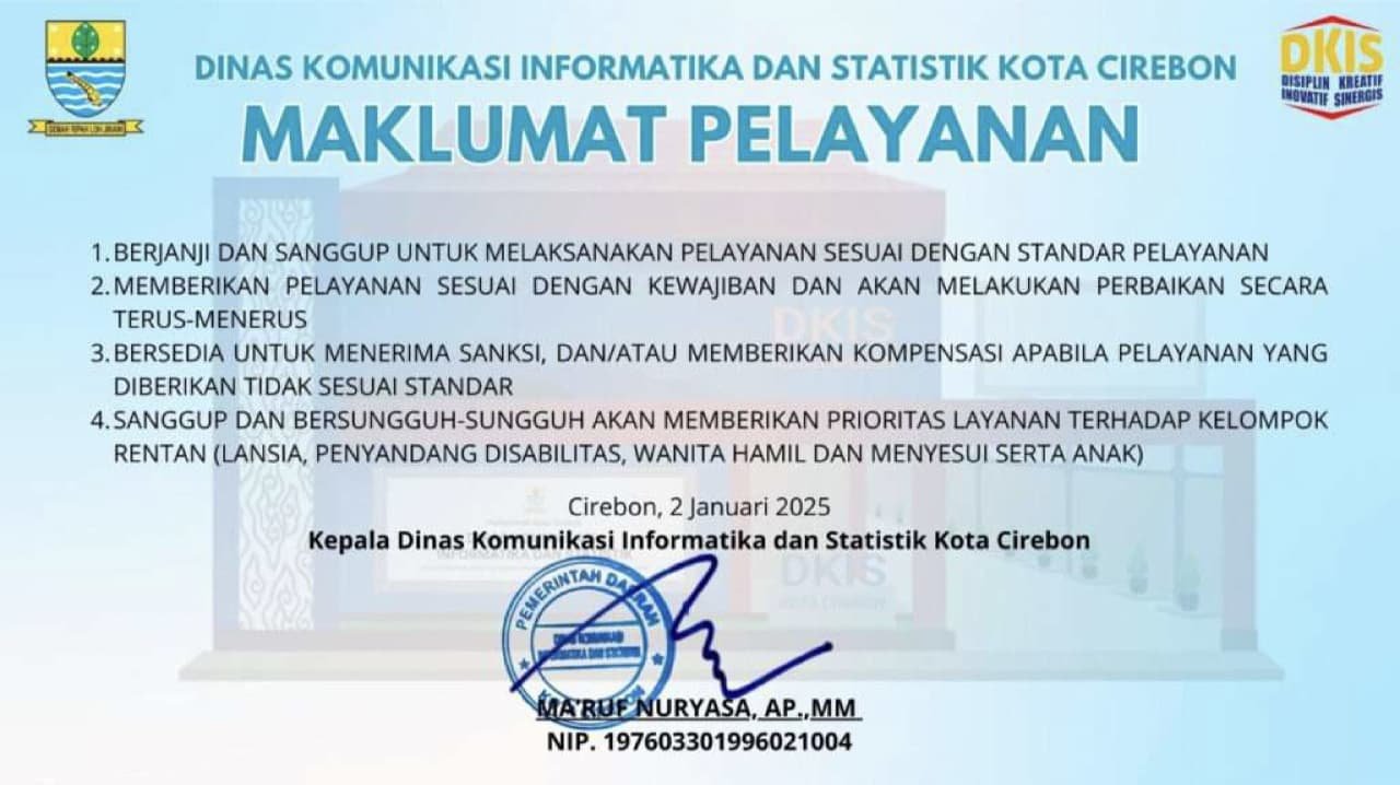 Maklumat Pelayanan